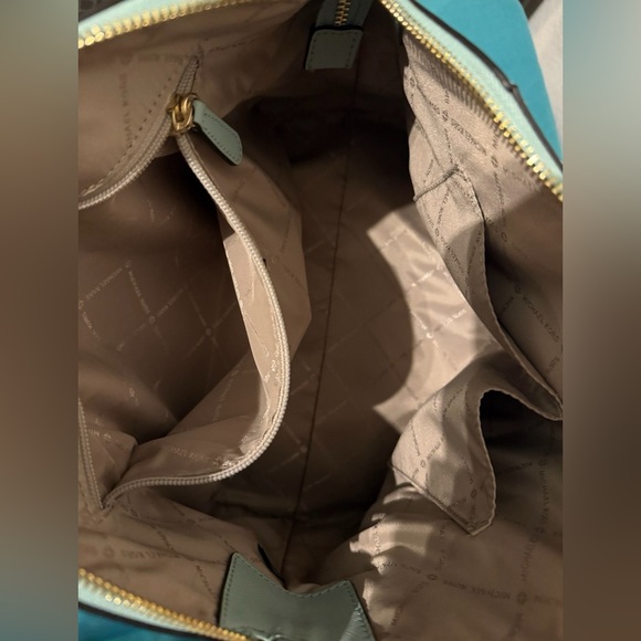 Michael Kors Ciara Saffiano Leather Satchel - Picture 13 of 14